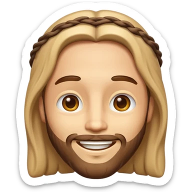 Make a jesus christ cartoon emoji like iphone sticker