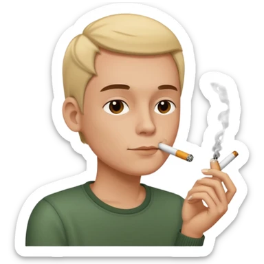 smoking primer plano sticker