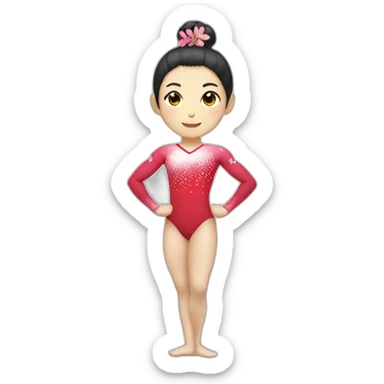 japanese gymnast sticker