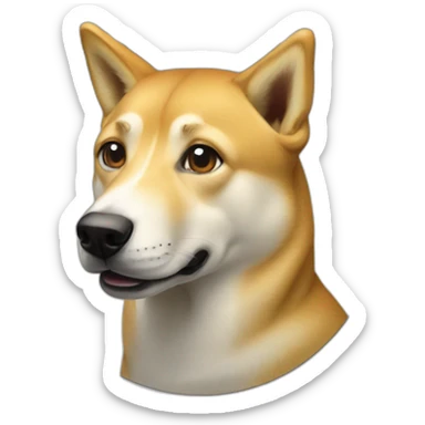 elon musk doge coin sticker