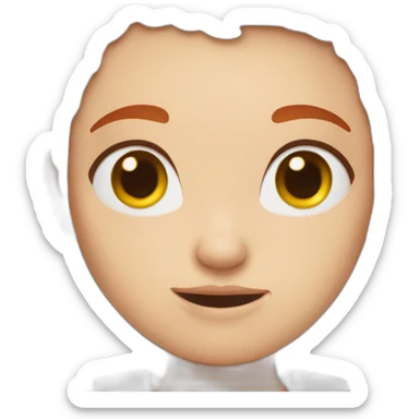 Bad Redhead girl with sticker