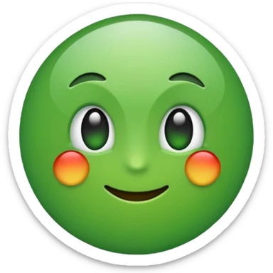 Emoji of a checkmark that's been ticked off sticker