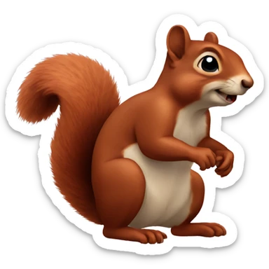 Squirrel  sticker