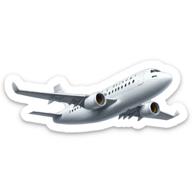 Flugzeug Gesicht  sticker