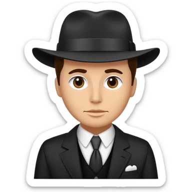 berger autralien noir et blanc avec une jupe sticker