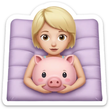 Piggy mattress actress  sticker