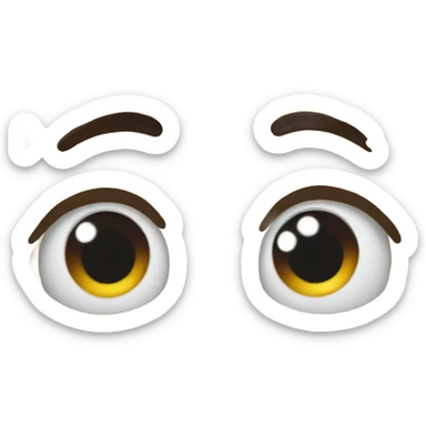 Tongue out eye roll sticker