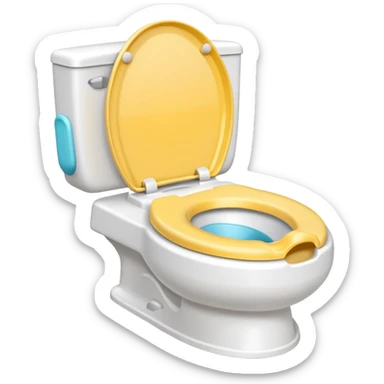 Potty trainer without lid and without face sticker