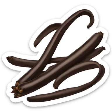 vanilla bean sticker