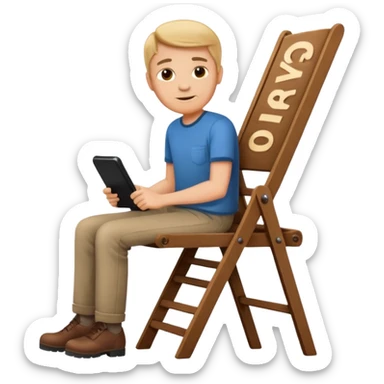 with name written on it name director film director chair sticker