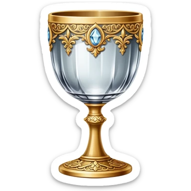 Vintage goblet sticker