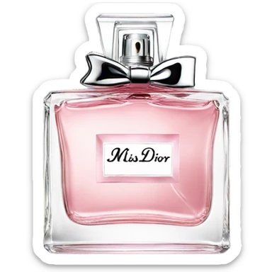 Miss dior perfume sticker