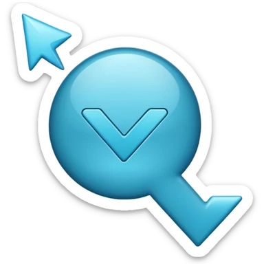 Create me a blue verified emoji sticker