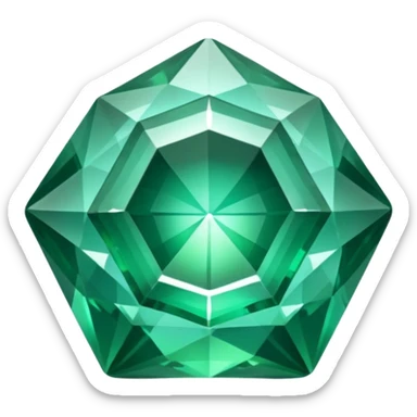 A JEWEL CUTTED IN HALF sticker