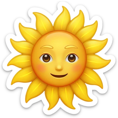 a sun ☀️  sticker