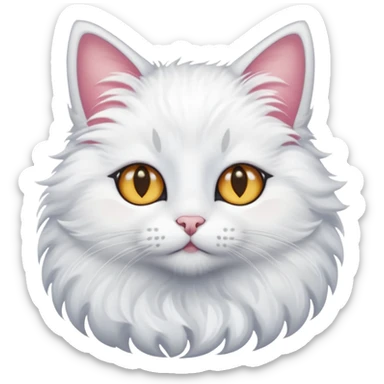 Cat with star eyes sticker