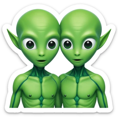 alien love sticker