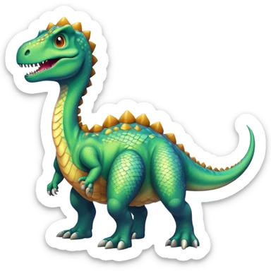 Dino mit Zauber starb  sticker