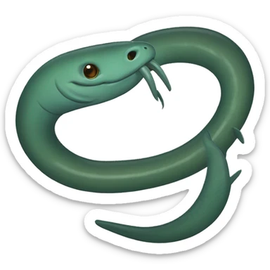 Electric eel sticker