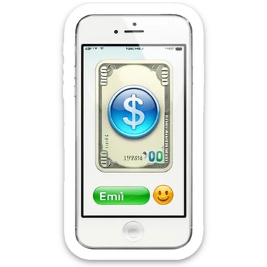 ACCEPTED PARTICIPATION METHODS — Mobile Wallet (white iphone with money app) sticker