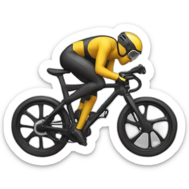 dive bike men sticker