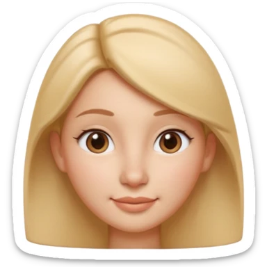 A 3D cartoon woman with a small shiny nose pin on her left nostril, soft skin tone, friendly expression, smooth lighting, realistic Memoji-style rendering. sticker