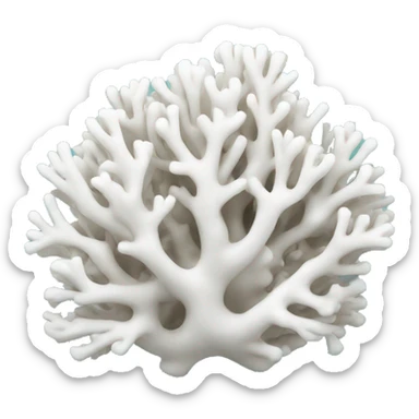 White coral sticker