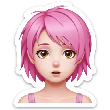 Pink,esthetic,cute sticker