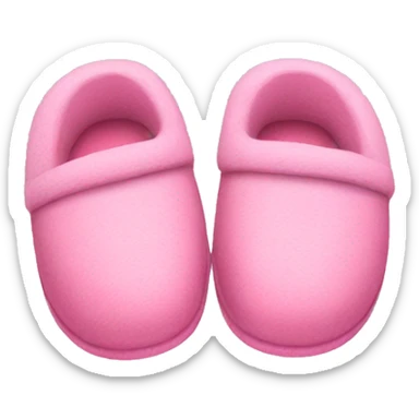 pink slippers sticker