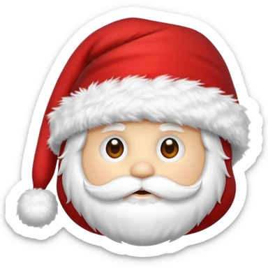 santa hat only no face sticker