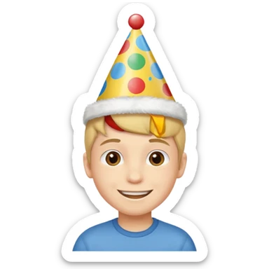 Birthday boy wish sticker