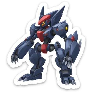 Bisharp-Zoroark-medabot-Mecha full body sticker