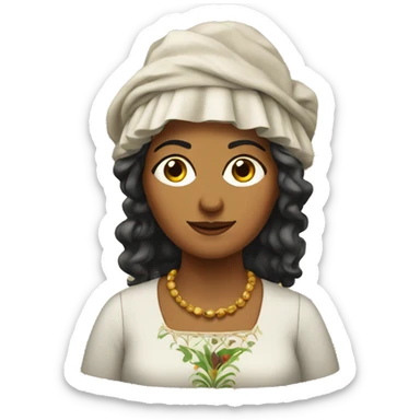 Sicilian woman  sticker