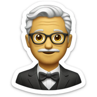 The twenty century gentleman from San Francisco sticker