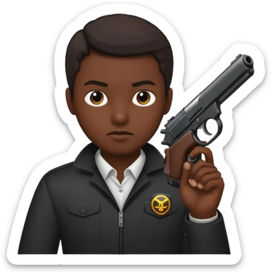 create an emoji that indicates an shooter game sticker