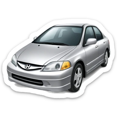 silver honda civic ferio 2004 sticker