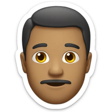 persona escuchando sticker