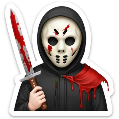 ghostface killer  sticker