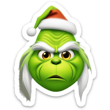 Grinch sticker