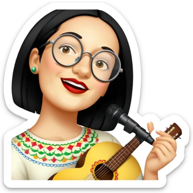 Vibrant Festival Singer sticker