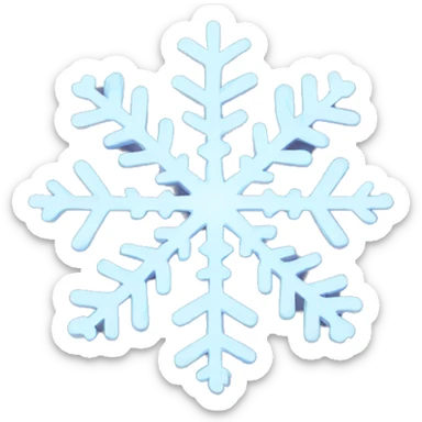 snowflake  sticker
