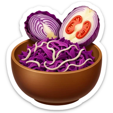 kimmchi dish brown bowl sticker