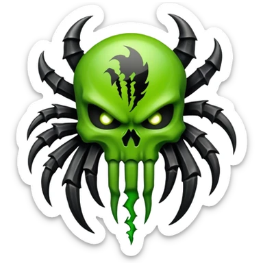 Generate logo of monster energy sticker