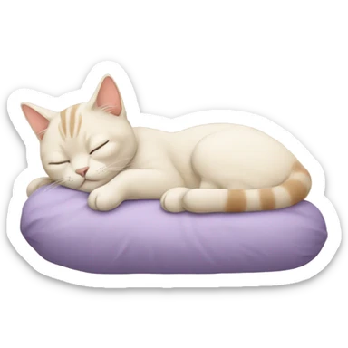 Cat sleeping  sticker