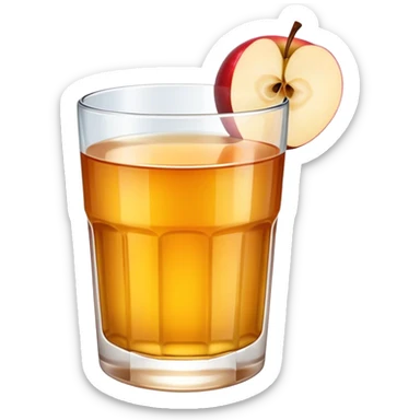 apple juice sticker