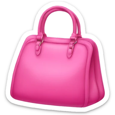 Pink bag sticker
