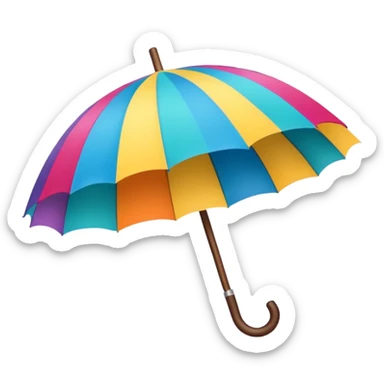 umbrella summer  sticker