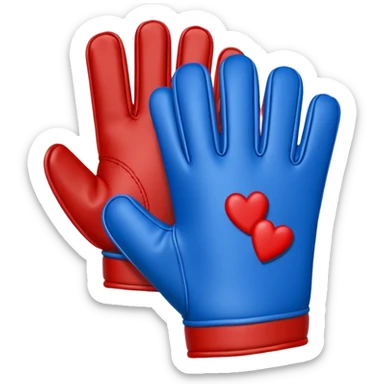 number onde glove hand  nfl blue (#00A3E0) and red (#F9423A) sticker