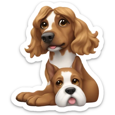 Morning dog lover  sticker