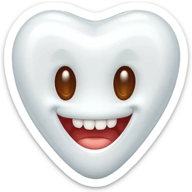 Diente haciendo gesto de cuánto? sticker